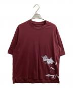 Y-3ワイスリー）の古着「フラワープリントTEE / JD9257」｜レッド