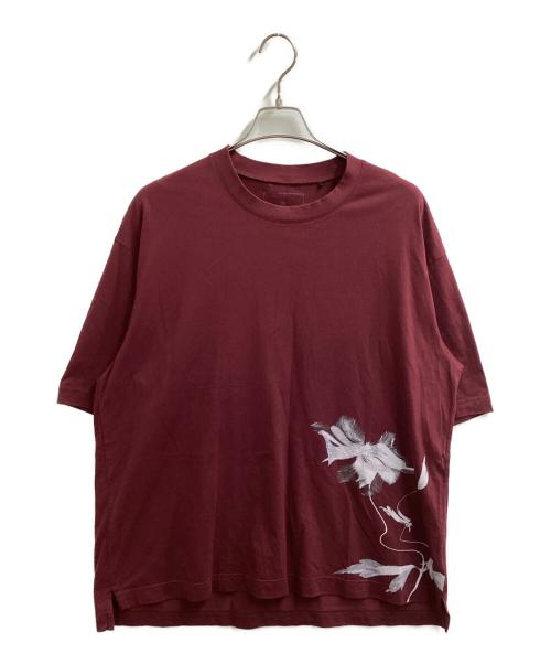 Y-3（ワイスリー）Y-3 (ワイスリー) フラワープリントTEE / JD9257 レッド サイズ:Lの古着・服飾アイテム