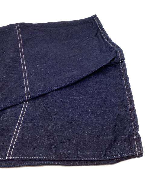 COMME des GARCONS HOMME（コムデギャルソン オム）COMME des GARCONS HOMME (コムデギャルソン オム) 綿麻デニム製品洗ワイドテーパードパンツ / HM-P024 / AD2023 / 24SS インディゴ サイズ:Lの古着・服飾アイテム