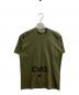 PLAY COMME des GARCONS（プレイコムデギャルソン）の古着「ハートワッペンプリントTシャツ AE-T102  AD2020 」｜グリーン