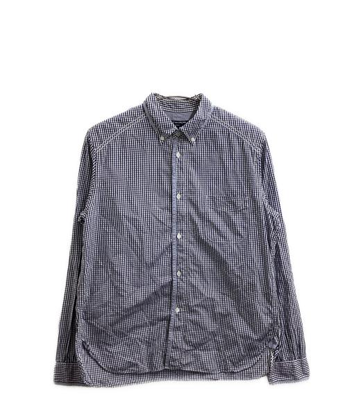 COMME des GARCONS HOMME（コムデギャルソン オム）COMME des GARCONS HOMME (コムデギャルソン オム) Gingham check shirt / ギンガムチェックシャツ ネイビー×ホワイト サイズ:Lの古着・服飾アイテム
