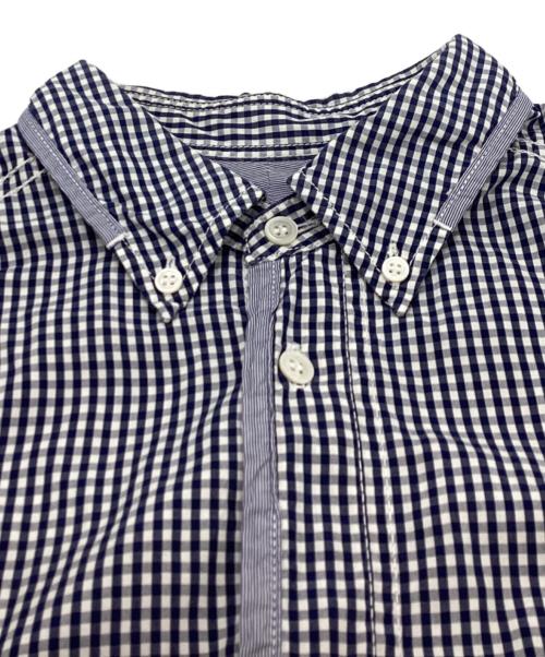 COMME des GARCONS HOMME（コムデギャルソン オム）COMME des GARCONS HOMME (コムデギャルソン オム) Gingham check shirt / ギンガムチェックシャツ ネイビー×ホワイト サイズ:Lの古着・服飾アイテム