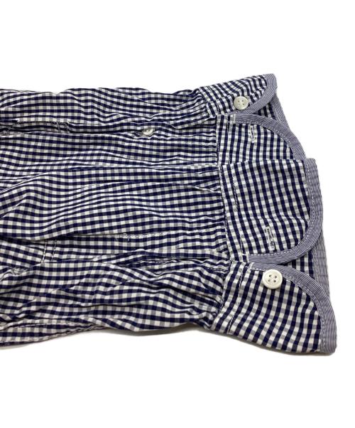 COMME des GARCONS HOMME（コムデギャルソン オム）COMME des GARCONS HOMME (コムデギャルソン オム) Gingham check shirt / ギンガムチェックシャツ ネイビー×ホワイト サイズ:Lの古着・服飾アイテム