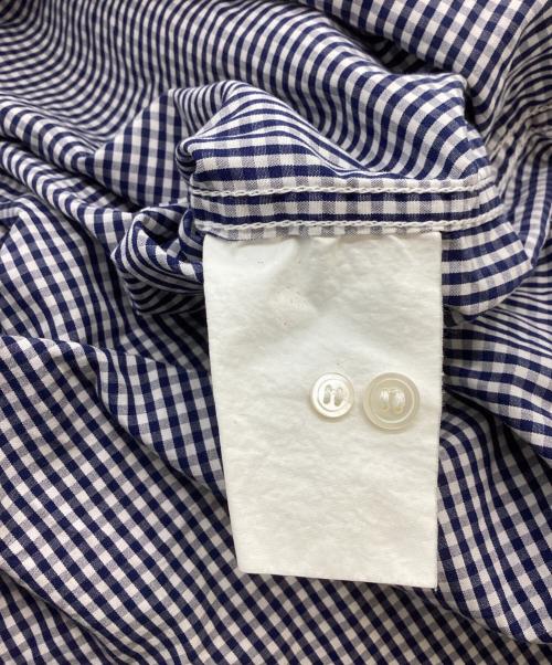COMME des GARCONS HOMME（コムデギャルソン オム）COMME des GARCONS HOMME (コムデギャルソン オム) Gingham check shirt / ギンガムチェックシャツ ネイビー×ホワイト サイズ:Lの古着・服飾アイテム