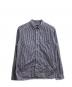 COMME des GARCONS HOMME（コムデギャルソン オム）の古着「Gingham check shirt / ギンガムチェックシャツ」｜ネイビー×ホワイト