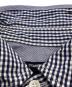 中古・古着 COMME des GARCONS HOMME (コムデギャルソン オム) Gingham check shirt / ギンガムチェックシャツ ネイビー×ホワイト サイズ:L：8000円