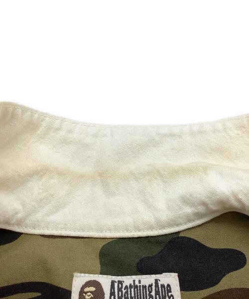 A BATHING APE（アベイシングエイプ）A BATHING APE (アベイシングエイプ) RELAXED FIT COVERALL JAKET / リラックスフィットカバーオールジャケット / 001LJH801023M アイボリー サイズ:Lの古着・服飾アイテム