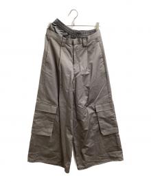 loile（ロワル）の古着「Switching pants / ダブルウエストカーゴパンツ」｜グレー