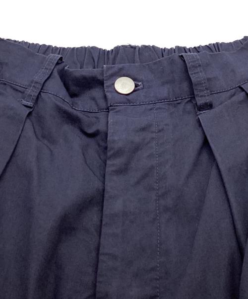 nest Robe（ネストローブ）nest Robe (ネストローブ) コットンハードフィニッシュハーフパンツ / 01181-1106 ネイビー サイズ:表記無しの古着・服飾アイテム