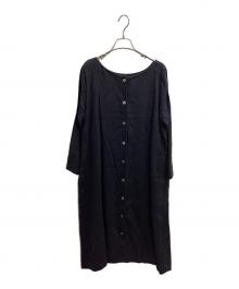 nest Robe（ネストローブ）の古着「リネンワンピース / 01134-1076」｜ネイビー