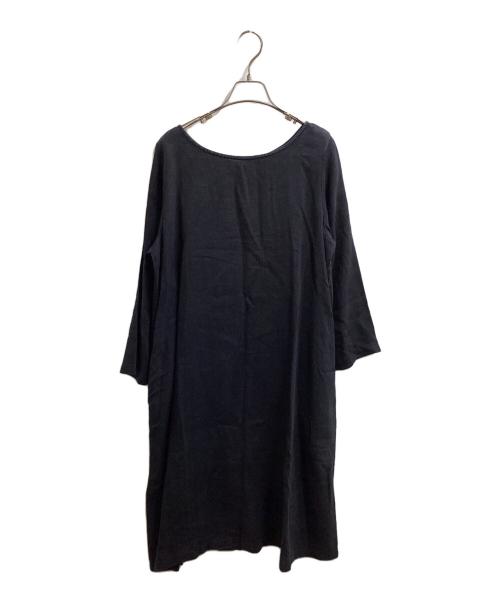nest Robe（ネストローブ）nest Robe (ネストローブ) リネンワンピース / 01134-1076 ネイビー サイズ:表記なしの古着・服飾アイテム
