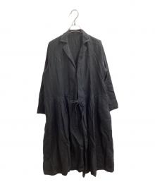 nest Robe（ネストローブ）の古着「リネンワンピース　01153-1255」｜ブラック
