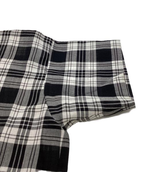 tricot COMME des GARCONS（トリココムデギャルソン）tricot COMME des GARCONS (トリココムデギャルソン) スクエアカラーチェックワンピース / TA-O005 ブラック サイズ:Sの古着・服飾アイテム