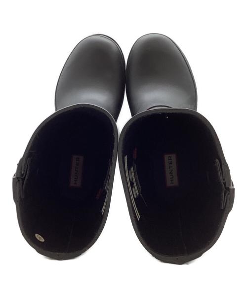HUNTER（ハンター）HUNTER (ハンター) Original Rubber Biker Rain Boots / WFS1042RMA ブラック サイズ:US5の古着・服飾アイテム