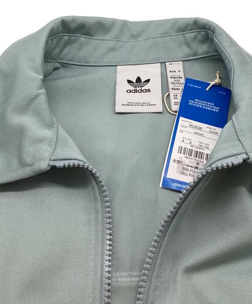 adidas（アディダス）adidas (アディダス) アディカラー トレフォイル ツイル ブルゾン スカイブルー サイズ:XOの古着・服飾アイテム