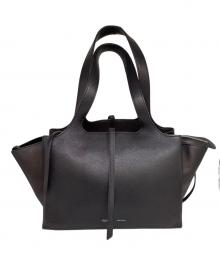 CELINE（セリーヌ）の古着「レザートートバッグ ミディアム　/　S-GM3166」｜ブラック
