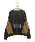 C.E (シーイー) WIDE RIB CUT CREW NECK / クルーネックスウェット グレー×ブラウン サイズ:L：13000円