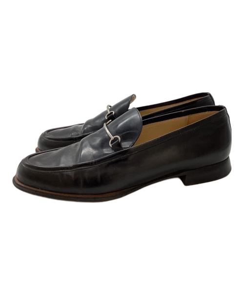 GUCCI（グッチ）GUCCI (グッチ) ホースビットローファー / Horsebit loafers / 100 0428 ブラック サイズ:37 1/2の古着・服飾アイテム