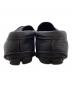 中古・古着 PRADA (プラダ) トライアングルプレート ドライビングシューズ / 2D 2079 ブラック サイズ:5 1/2：20000円