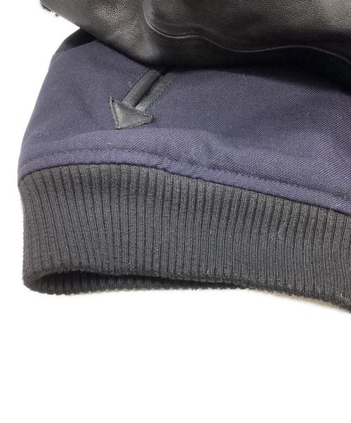 YOHJI YAMAMOTO（ヨウジヤマモト）YOHJI YAMAMOTO (ヨウジヤマモト) New Era (ニューエラ) スタジアムジャケット / HV-Y30-811 ネイビー サイズ:Ｍの古着・服飾アイテム