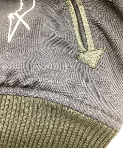 YOHJI YAMAMOTO（ヨウジヤマモト）YOHJI YAMAMOTO (ヨウジヤマモト) New Era (ニューエラ) スタジアムジャケット / HV-Y30-811 ネイビー サイズ:Ｍの古着・服飾アイテム