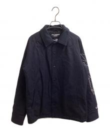 YOHJI YAMAMOTO×New Era（ヨウジヤマモト×ニューエラ）の古着「WOOL COACH JACKET / HR-Y30-145 / ウールコーチジャケット」｜ネイビー