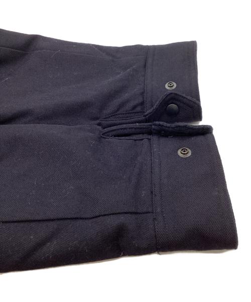 YOHJI YAMAMOTO（ヨウジヤマモト）YOHJI YAMAMOTO (ヨウジヤマモト) New Era (ニューエラ) WOOL COACH JACKET / HR-Y30-145 / ウールコーチジャケット ネイビー サイズ:Mの古着・服飾アイテム