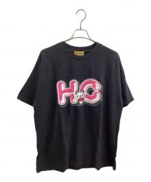 Hysteric Glamour（ヒステリックグラマー）の古着「HG APPLE PANDA オーバーサイズTシャツ / 01241CT08」｜ブラック