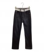 ALEXANDER WANGアレキサンダー・ワン）の古着「LOGO WAISTBAND JEANS　/　4DS1234392」｜ブラック