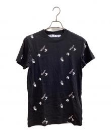 OFFWHITE（オフホワイト）の古着「ALLOVER S/S TEE / プリントTシャツ / OMAA027R21JER012」｜ブラック