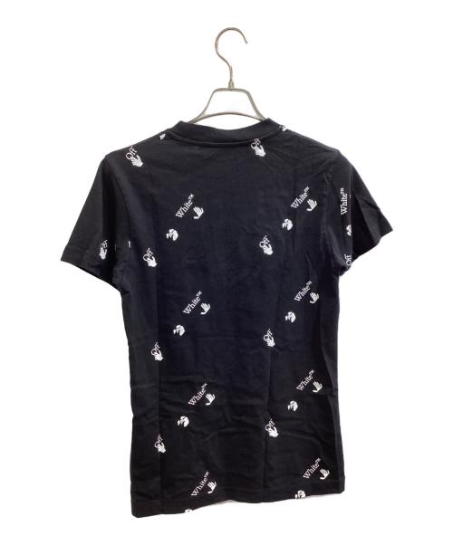 OFFWHITE（オフホワイト）OFFWHITE (オフホワイト) ALLOVER S/S TEE / プリントTシャツ / OMAA027R21JER012 ブラック サイズ:XXSの古着・服飾アイテム