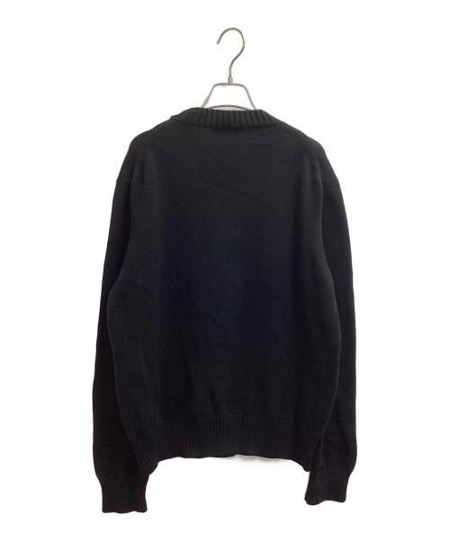 ALEXANDER McQUEEN（アレキサンダーマックイーン）ALEXANDER McQUEEN (アレキサンダーマックイーン) ロゴセーター ブラック サイズ:Mの古着・服飾アイテム
