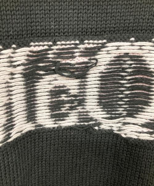 ALEXANDER McQUEEN（アレキサンダーマックイーン）ALEXANDER McQUEEN (アレキサンダーマックイーン) ロゴセーター ブラック サイズ:Mの古着・服飾アイテム
