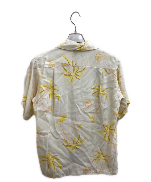 maison kitsune（メゾンキツネ）MAISON KITSUNE (メゾンキツネ) アロハシャツ / KMH30500 / USA製 アイボリー サイズ:XSの古着・服飾アイテム