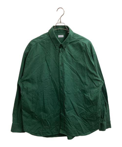 BURBERRY（バーバリー）BURBERRY (バーバリー) ボタンダウンシャツ　/　8082885/74B グリーン サイズ:XXXLの古着・服飾アイテム