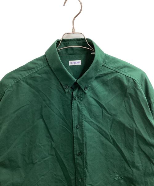 BURBERRY（バーバリー）BURBERRY (バーバリー) ボタンダウンシャツ　/　8082885/74B グリーン サイズ:XXXLの古着・服飾アイテム