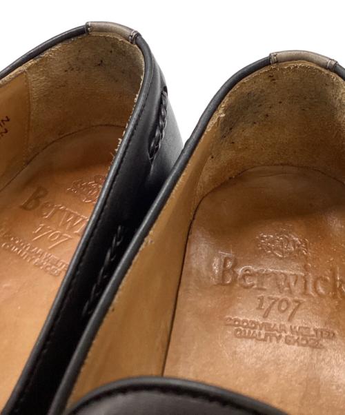berwick（バーウィック）berwick (バーウィック) タッセルローファー / 4340BCDABK / Dainiteソール ブラック サイズ:6 1/2の古着・服飾アイテム