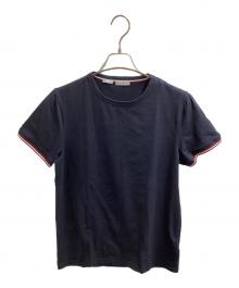 MONCLER（モンクレール）の古着「MAGLIA T-SHIRT / マリアTシャツ / ワンポイントロゴ / H10918C71600」｜ネイビー