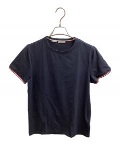 中古・古着通販】MONCLER (モンクレール) ロゴTシャツ ブラック サイズ