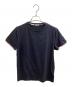 MONCLER（モンクレール）の古着「MAGLIA T-SHIRT / マリアTシャツ / ワンポイントロゴ / H10918C71600」｜ネイビー