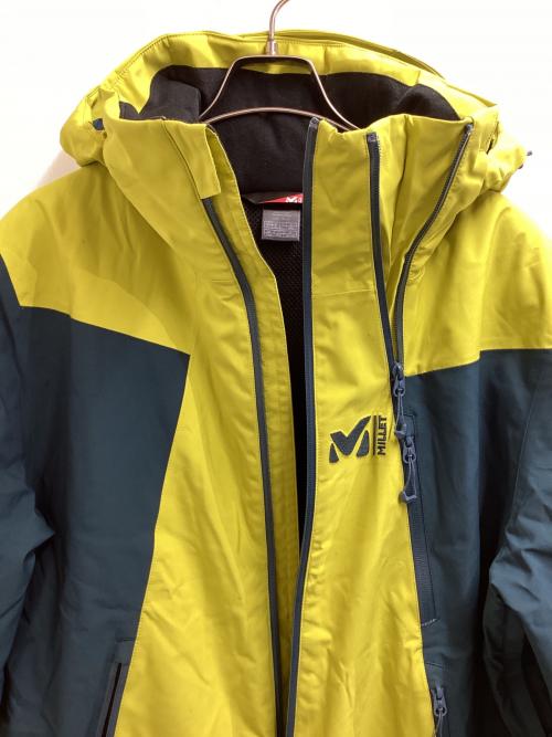 MILLET（ミレー）MILLET (ミレー) ALAGNA STRETCH JKT　/　MIV8761 イエロー×グリーン サイズ:XLの古着・服飾アイテム