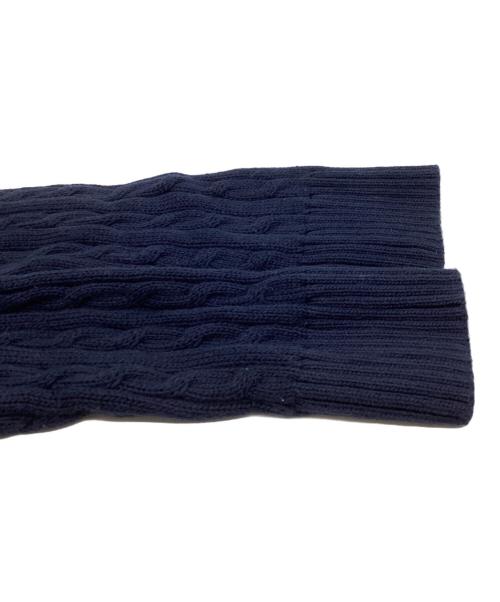 POLO RALPH LAUREN（ポロ・ラルフローレン）POLO RALPH LAUREN (ポロ・ラルフローレン) ケーブルニットカーディガン ネイビー サイズ:Sの古着・服飾アイテム