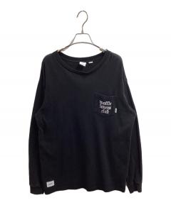 中古・古着通販】WTAPS (ダブルタップス) ボーダーTシャツ ネイビー