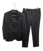 BURBERRY BLACK LABELバーバリーブラックレーベル）の古着「セットアップスーツ / D1H11-200-09 / 日本製」｜ブラック