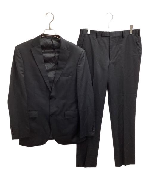 BURBERRY BLACK LABEL（バーバリーブラックレーベル）BURBERRY BLACK LABEL (バーバリーブラックレーベル) セットアップスーツ / D1H11-200-09 / 日本製 ブラック サイズ:40Rの古着・服飾アイテム