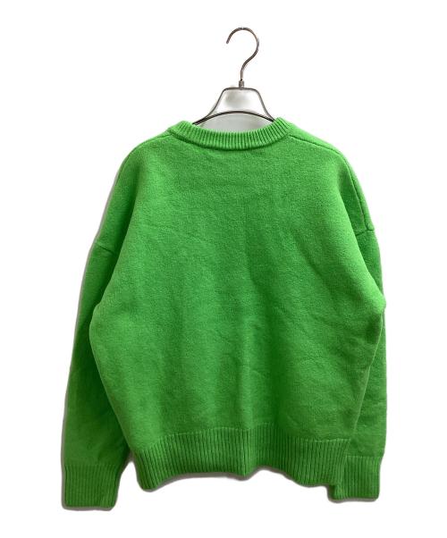 AMI Alexandre Mattiussi（アミアレクサンドルマテュッシ）AMI Alexandre Mattiussi (アミアレクサンドルマテュッシ) ADC CREWNECK SWEATER グリーン サイズ:Lの古着・服飾アイテム