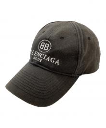 BALENCIAGA（バレンシアガ）の古着「BBロゴキャップ」｜ブラック