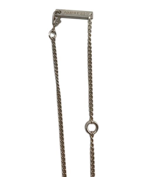 AMBUSH（アンブッシュ）AMBUSH (アンブッシュ) PILL CHARM NECKLACE シルバー×レッドの古着・服飾アイテム
