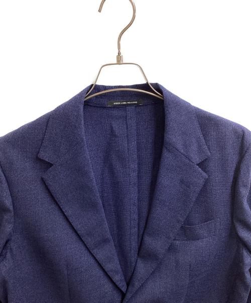 green label relaxing（グリーンレーベルリラクシング）green label relaxing (グリーンレーベルリラクシング) REDA メッシュ 無地 2B RG 2P / 3122-127-1684 ネイビー サイズ:Mの古着・服飾アイテム