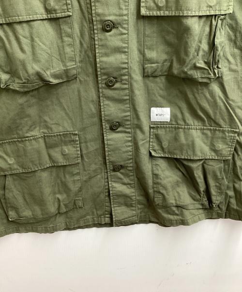 WTAPS（ダブルタップス）WTAPS (ダブルタップス) NEIGHBORHOOD (ネイバーフッド) Jungle LS Shirt　/　192WVNHD-SHM02S オリーブ サイズ:02の古着・服飾アイテム